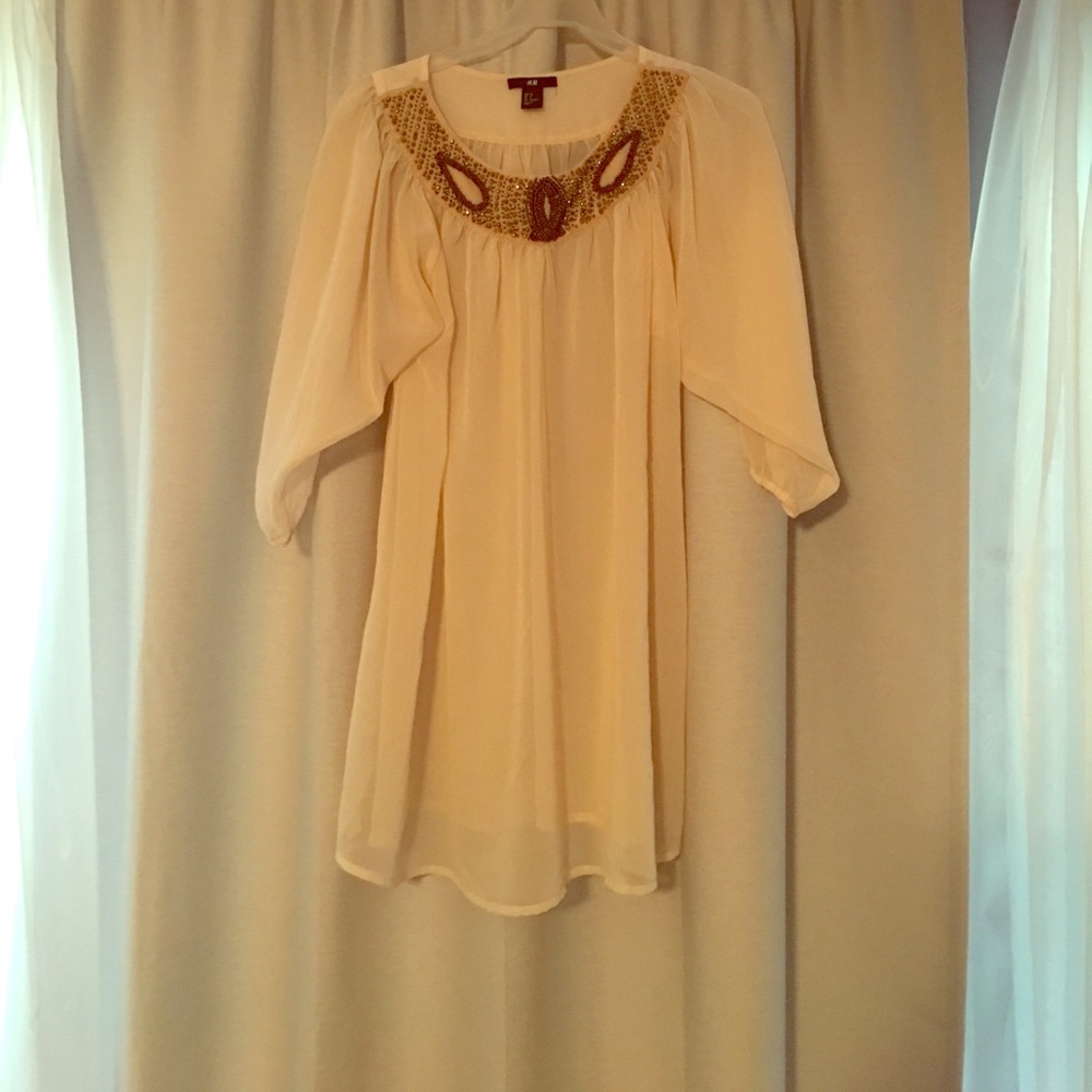 Sheer tunic