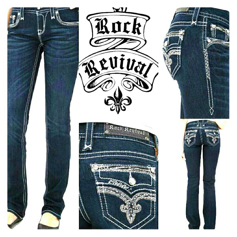 NWOT Rock Revival Deeka Straight Leg Jean.  J101