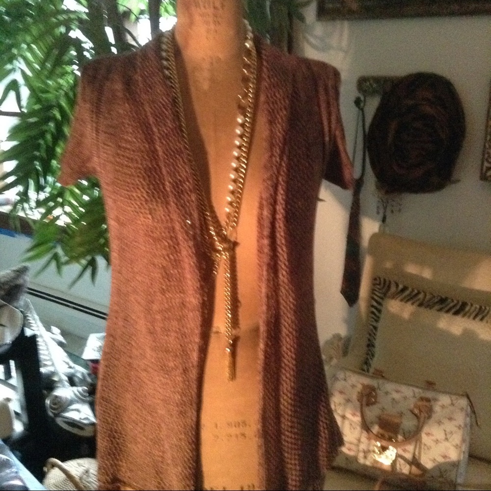 Hand loomed cardi