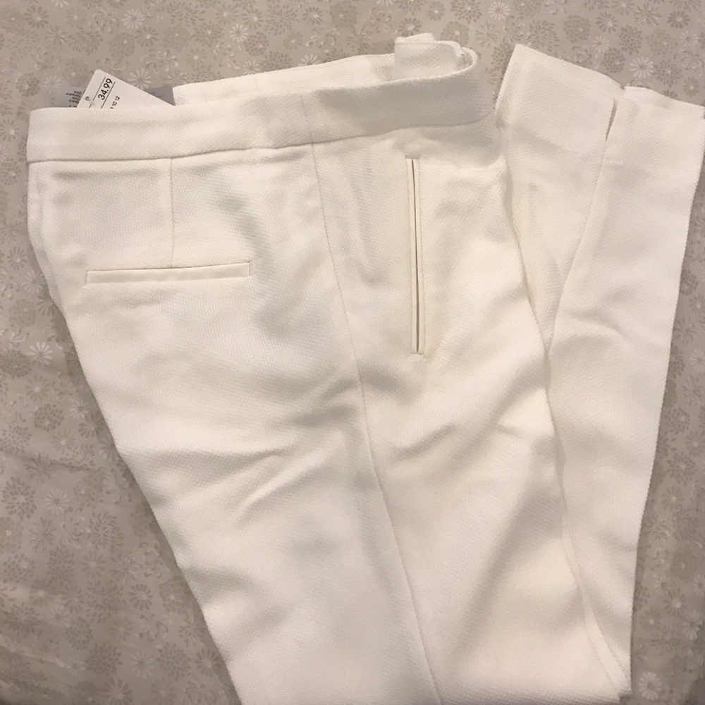 H&M white trousers
