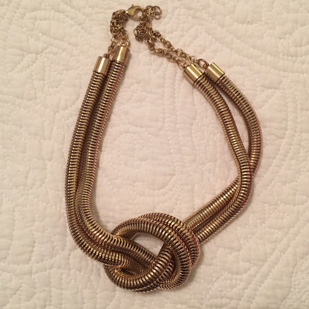 Gold Knot Necklace