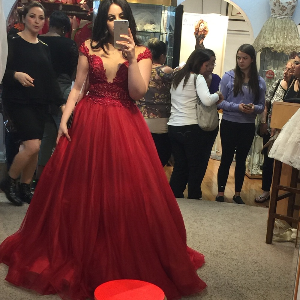 Terani Couture Prom/formal RED Gown