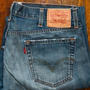 Levi's 514 slim straight jeans.