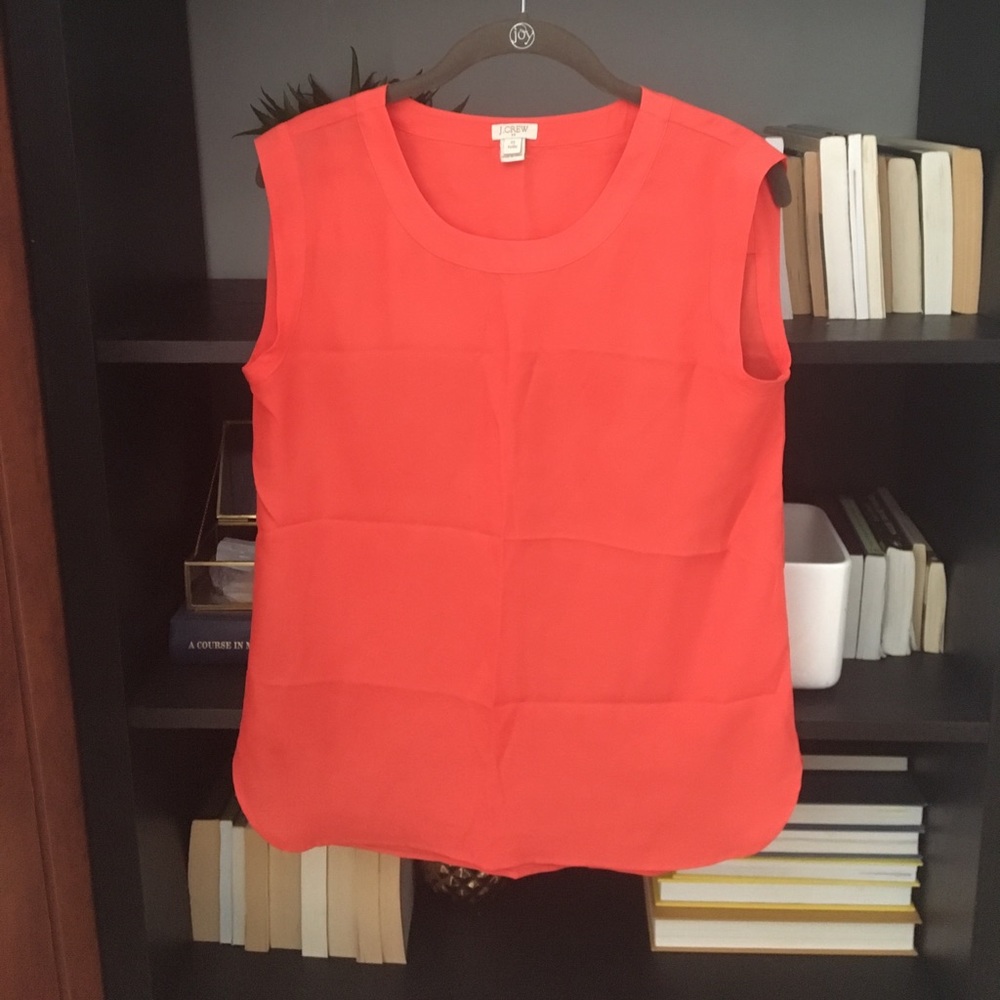 J. Crew sleeveless top / pink, coral