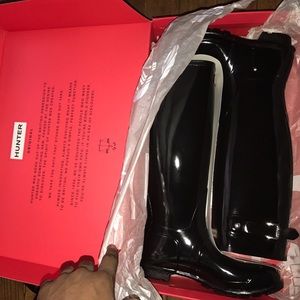 Tall Gloss Hunter Boots