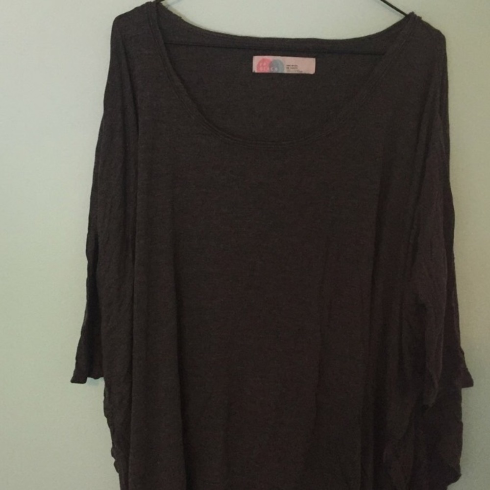 FP Beach Oversized Gray Tee