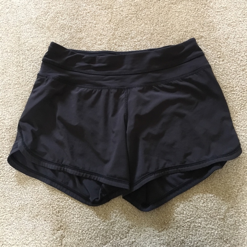 Lululemon long black shorts.