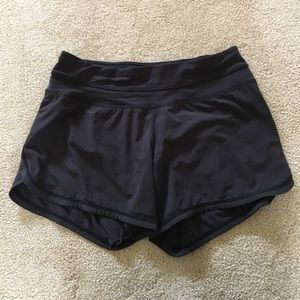 Lululemon long black shorts.