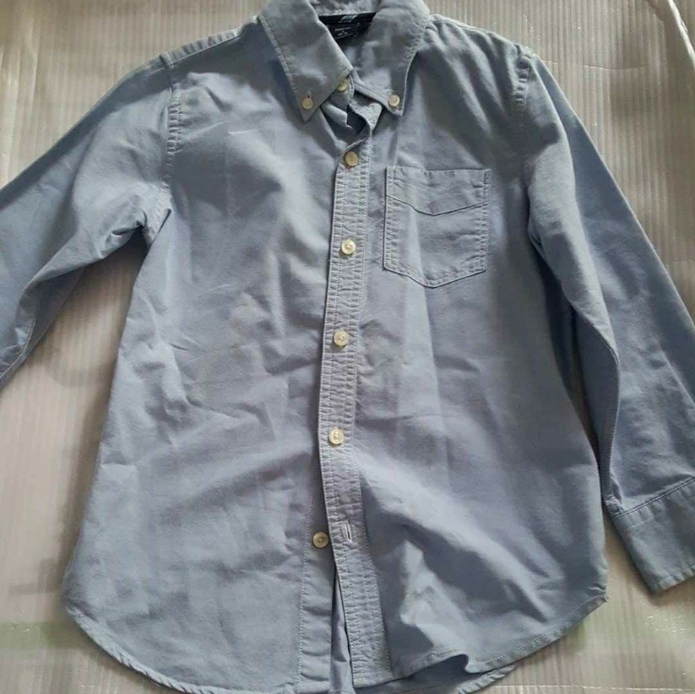 GAP Kids Long Sleeve Button Down Shirt - Picture 1 of 3