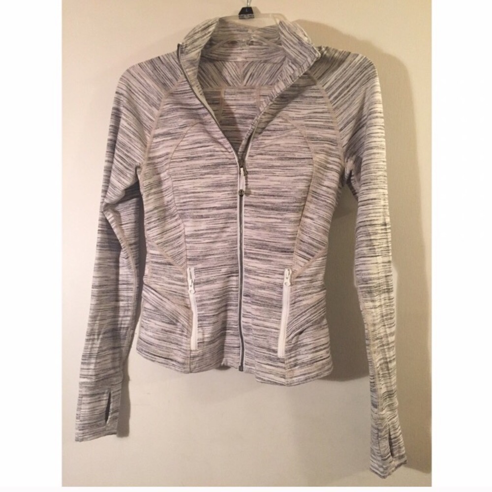 Lululemon jacket with ruffle details