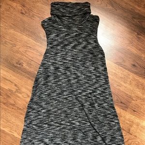 Sleeveless Turtleneck Dress
