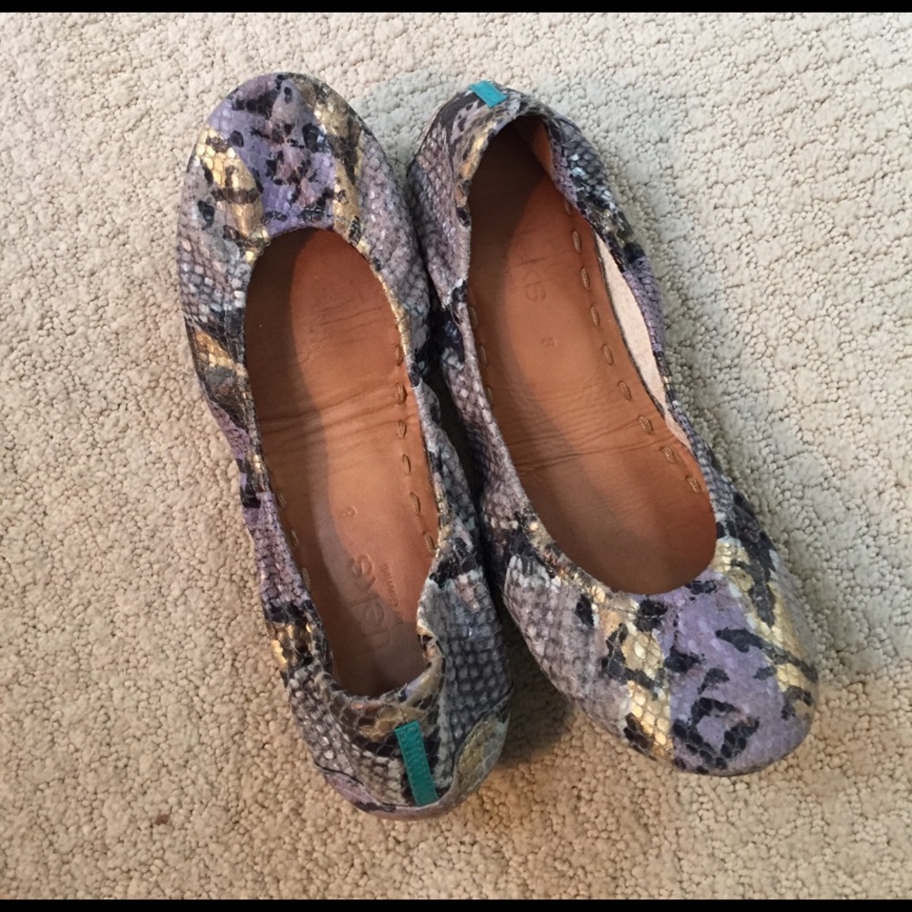 Tieks in Lavendar Snake