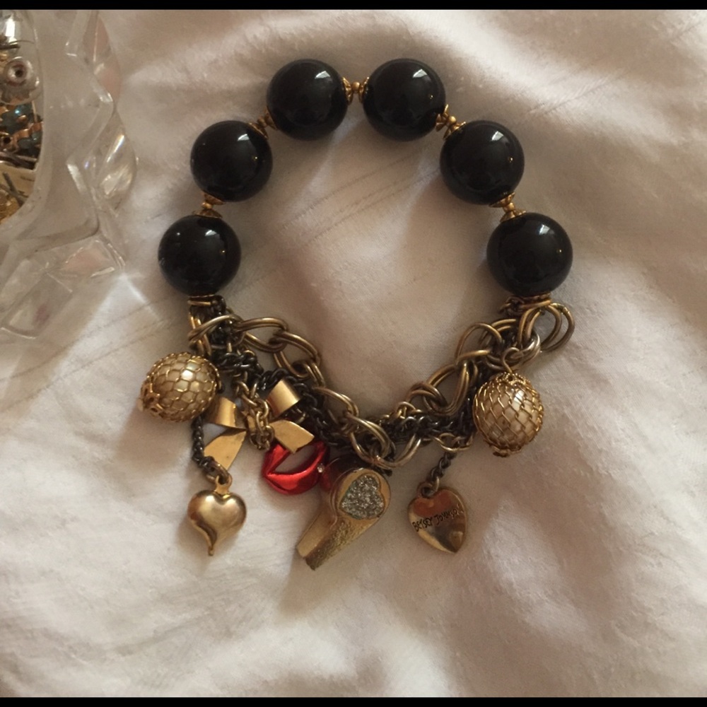 This super cute betsey Johnson charm bracelet