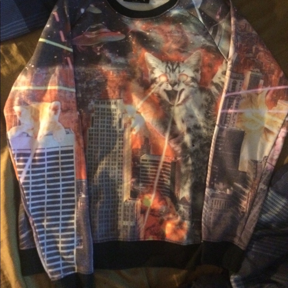Laser cat sweater