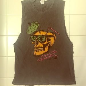 Obey skull tank