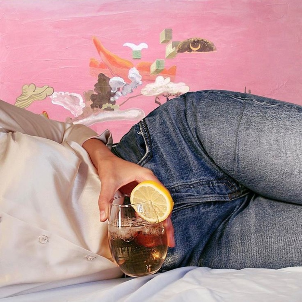 Pearl Satin Button Up
