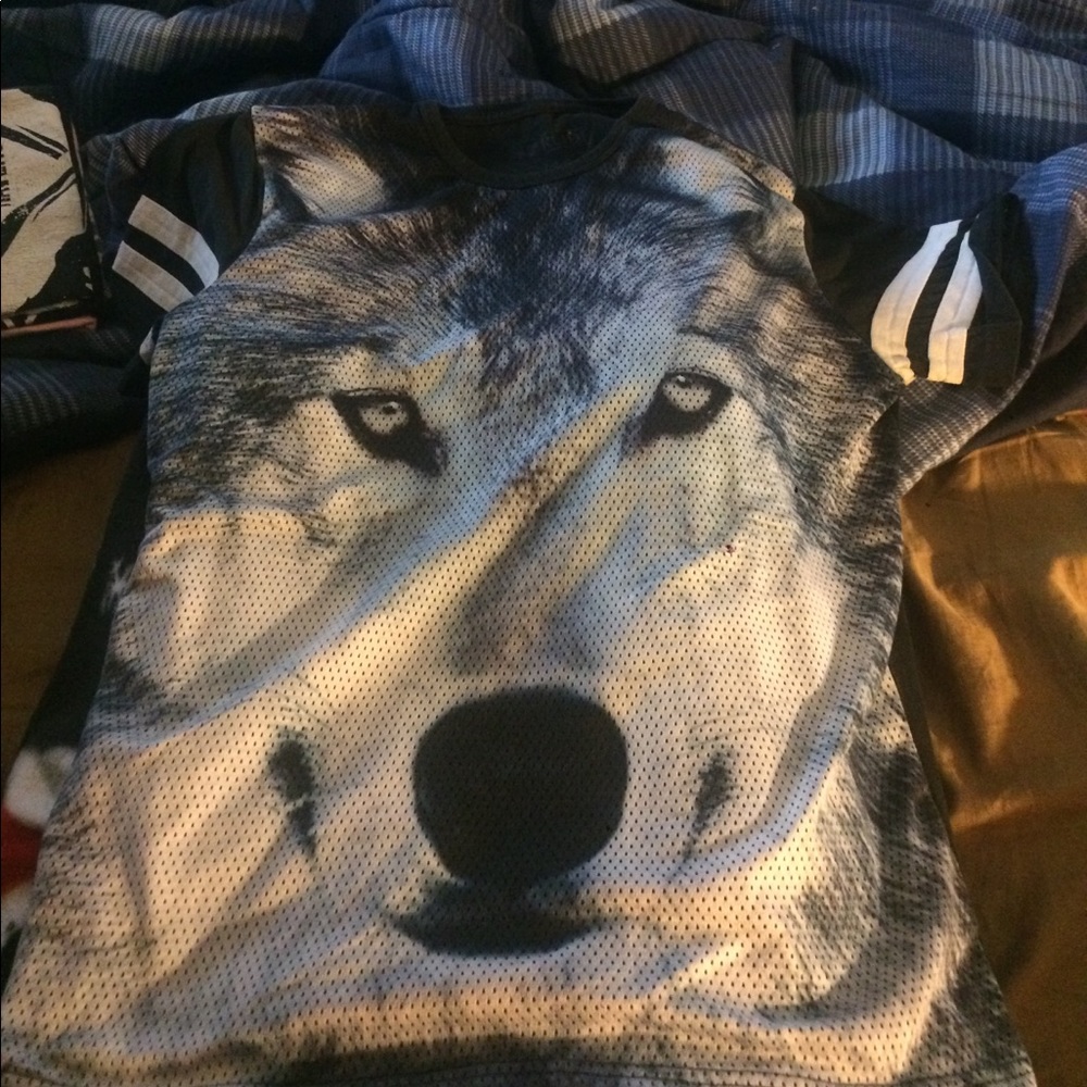 Rude Wolf T Shirt