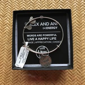 Alex & Ani Live a Happy Life bracelet
