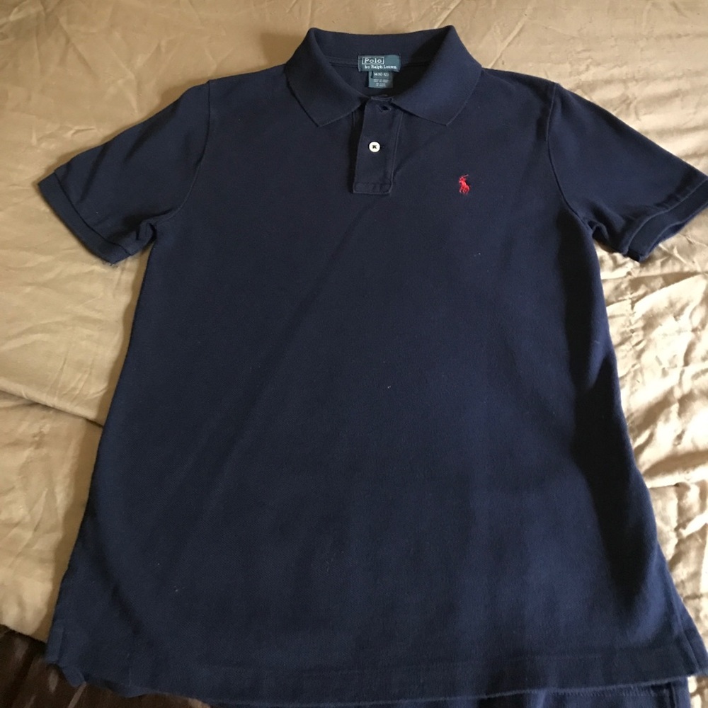 Boys navy polo shirt.Ralph Lauren