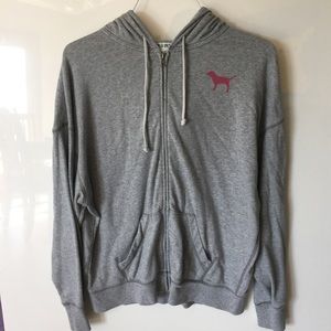 PINK slouchy hoodie