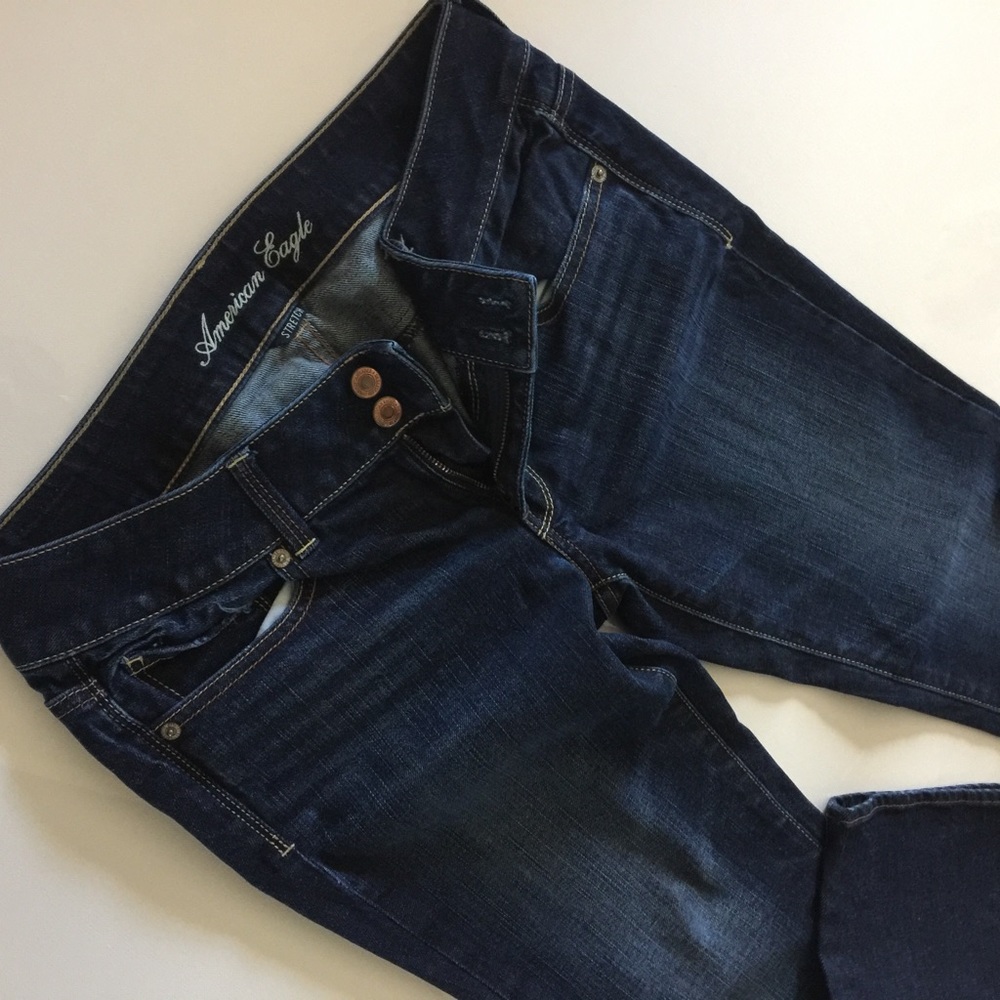 American eagle artist crop jeans