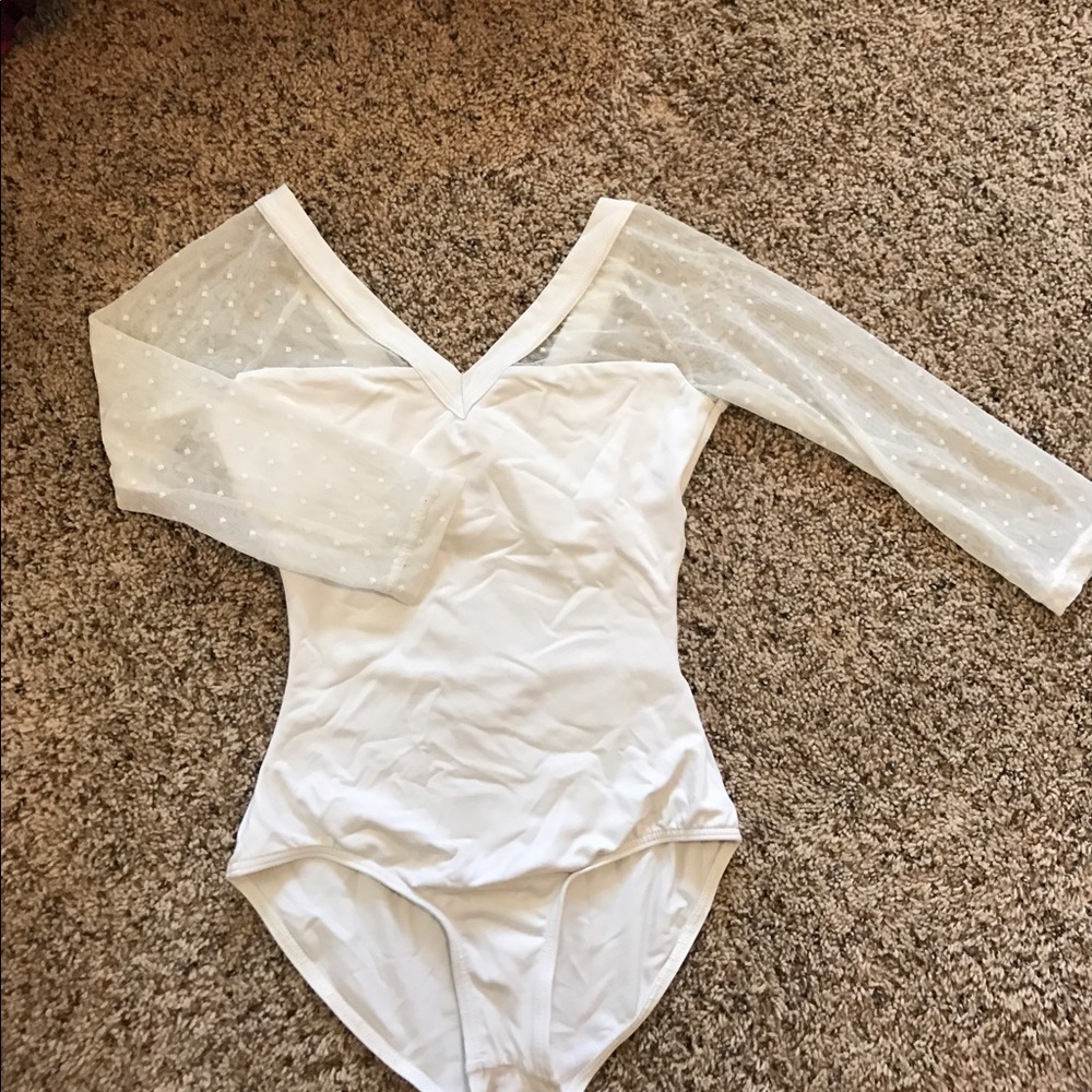 White leotard