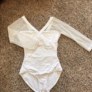 White leotard