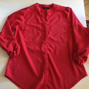 Sanctuary red blouse
