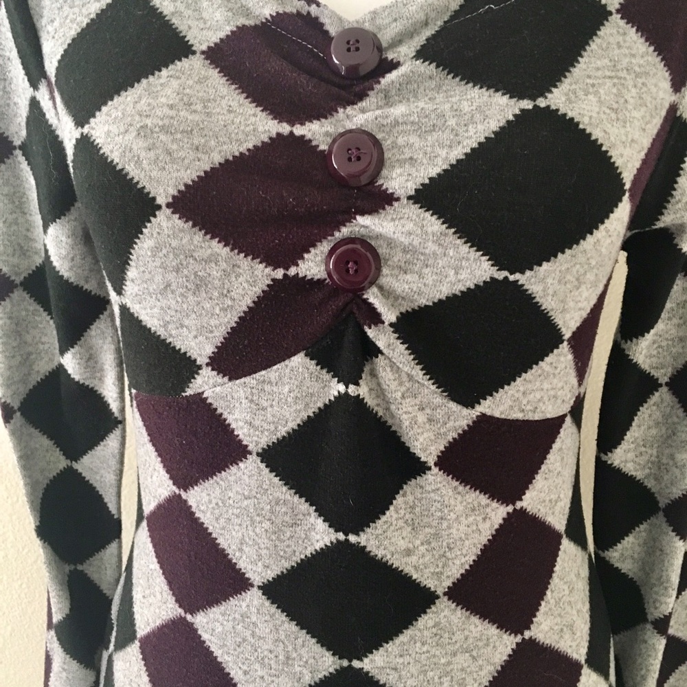 Geometric sweater dress - Picture 5 of 6