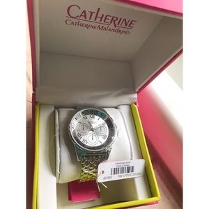 Catherine Malandrino Silver Watch