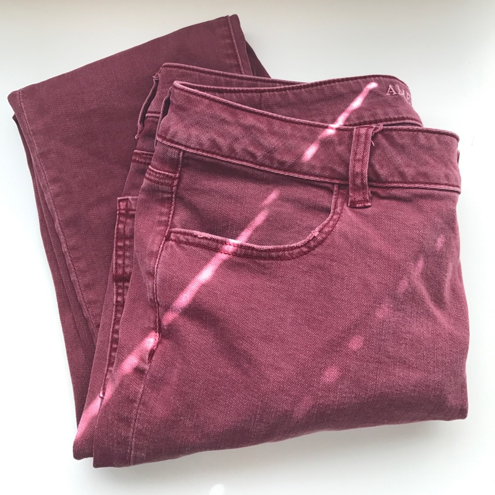 American Eagle crop jeggings