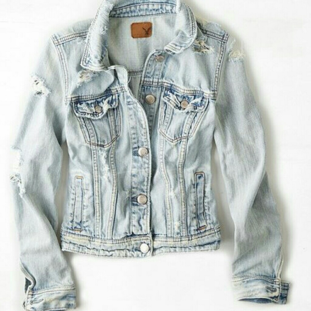 Distressed Denim Jacket