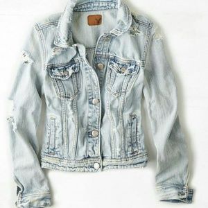 Distressed Denim Jacket