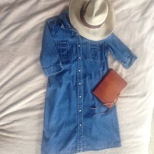 Old navy denim snap dress