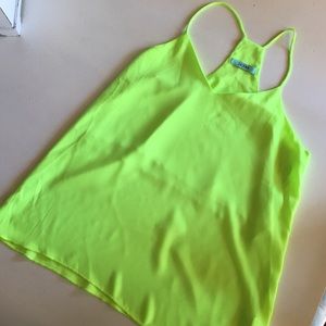 Neon green/yellow Karlie tank