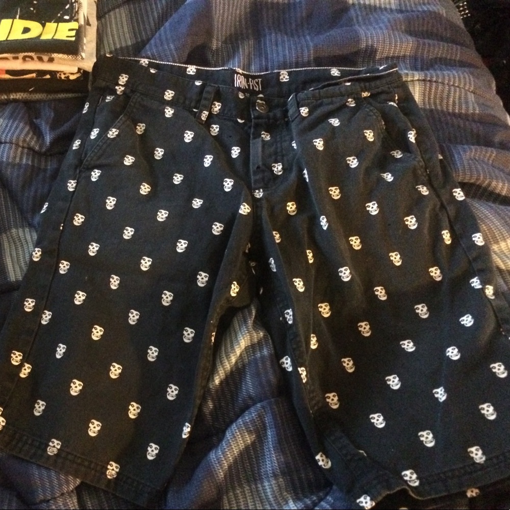 Denim Misfits band Shorts