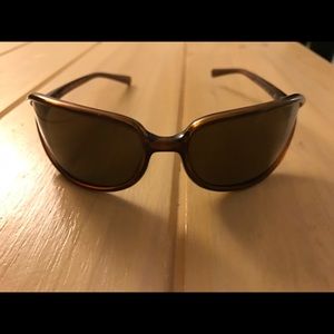 Prada black women's sunglasses with case. One size