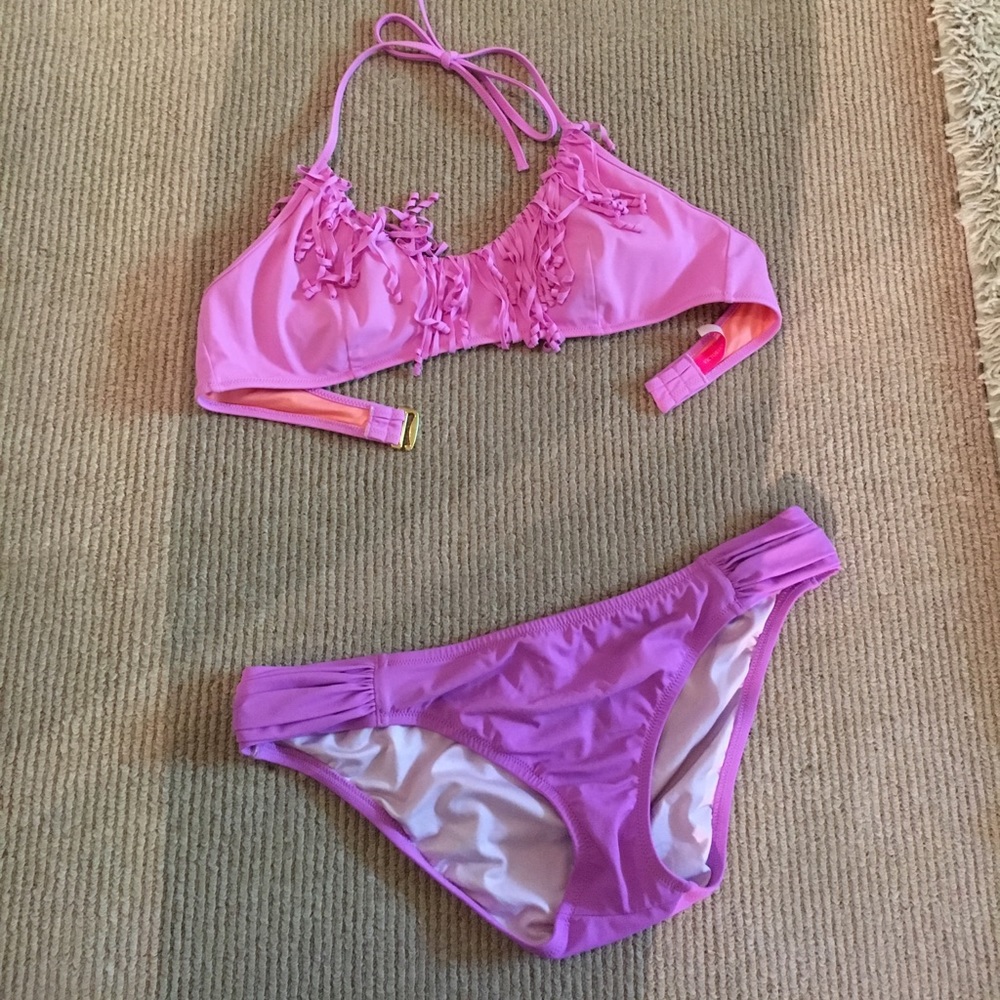 Pink and Purple Victoria's Secret Bikini