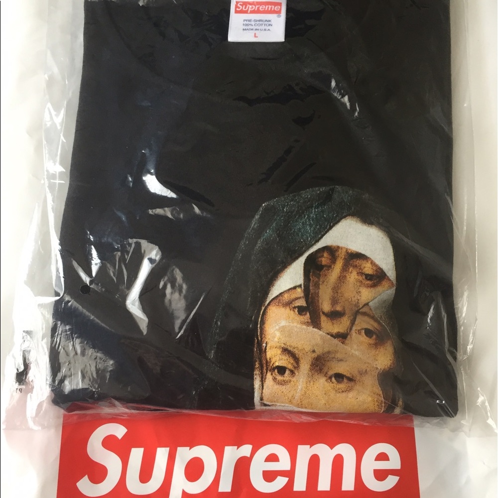 ***SOLD***supreme nun long-sleeve tee