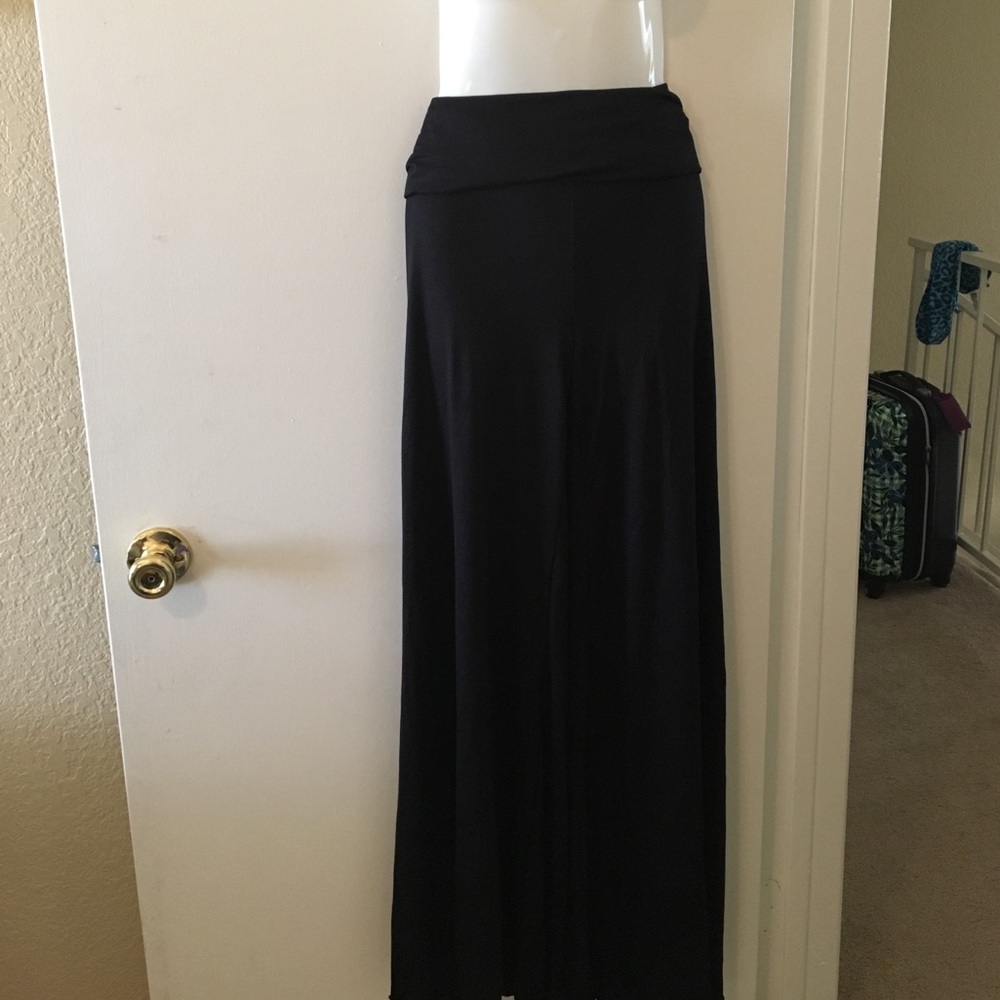 Fold over Palazzo flare pants