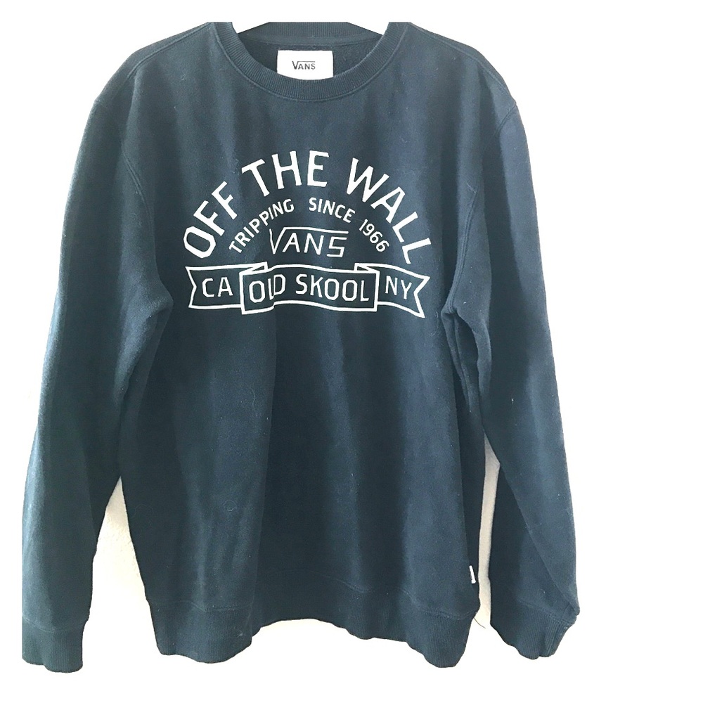 Vans black crewneck