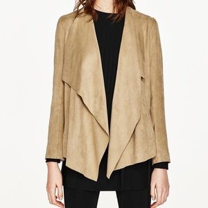Zara Suede Loose Jacket