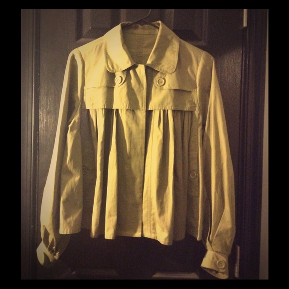 BABYDOLL flare trench jacket - Picture 1 of 4