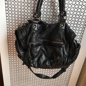 UO Black Satchel w/Crossbody Strap