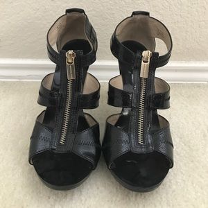 Michael Kors Berkeley T-Strap Patented Leather