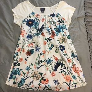 Floral Maternity shirt