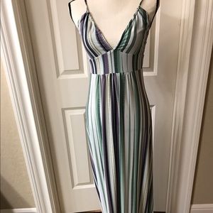 Beautiful striped maxi dress