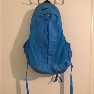 Blue Nike backpack