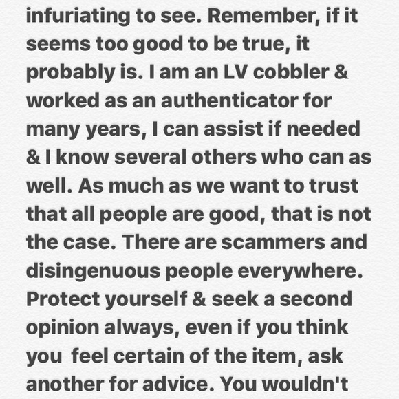 🔺🔺LOUIS VUITTON BUYERS BEWARE!!!!!!!🔺🔺 - Picture 3 of 5