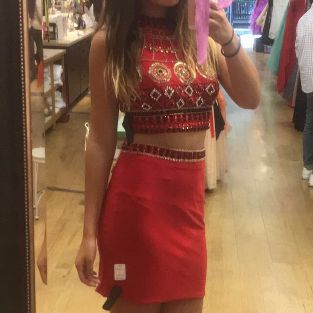 Beautiful red dress